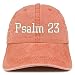 Trendy Apparel Shop Psalm 23 Washed Pigment Dyed Baseball Cap