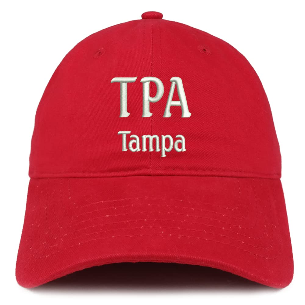 Trendy Apparel Shop TPA Tampa Low Profile Soft Cotton Baseball Cap