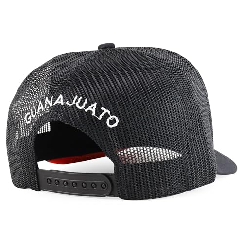 Trendy Apparel Shop Flag of Mexico State 5 Panel Mesh Back Snapback Cap