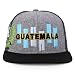 Trendy Apparel Shop Central America States Embroidered Mesh Back Flat Bill Cap