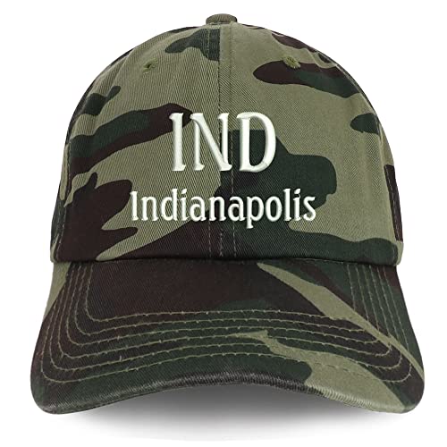 Trendy Apparel Shop IND Indianapolis Low Profile Soft Cotton Baseball Cap