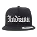 Trendy Apparel Shop Indiana State Old English Embroidered Flatbill Snapback