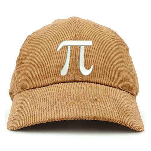 Trendy Apparel Shop Pi Day Symbol Cotton Corduroy Unstructured Baseball Cap