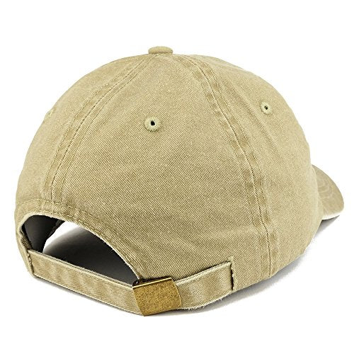 Trendy Apparel Shop Donut Patch Pigment Dyed Washed Baseball Cap