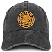 Trendy Apparel Shop Sinaloa Mexico Gold Embroidered Patch Pigment Dyed Washed Baseball Cap