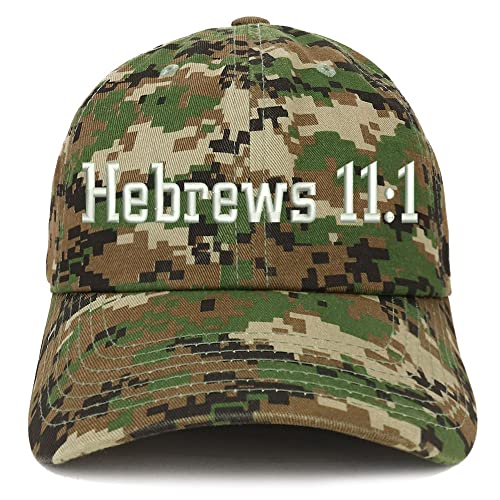 Trendy Apparel Shop Hebrews 11:1 Low Profile Soft Cotton Baseball Cap