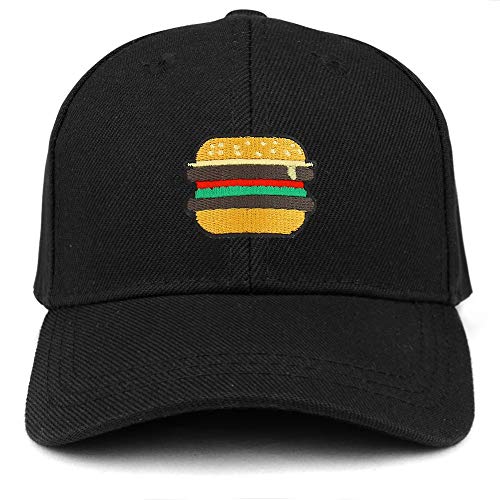 Trendy Apparel Shop Burger Patch Structured Youth Baseball Cap