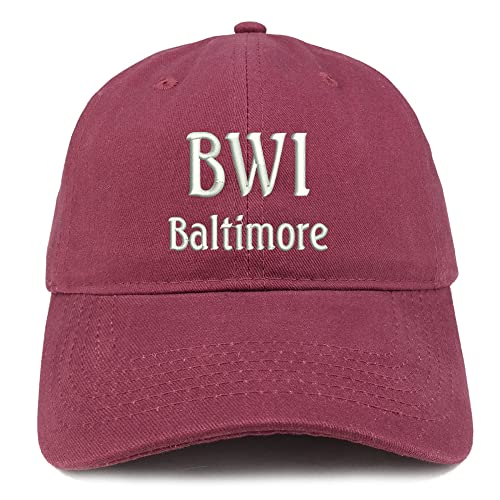Trendy Apparel Shop BWI Baltimore Low Profile Soft Cotton Baseball Cap