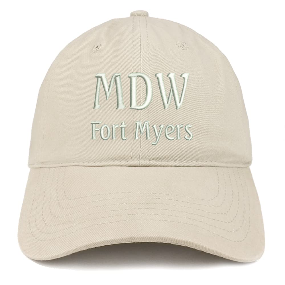 Trendy Apparel Shop MDW Fort Myers Low Profile Soft Cotton Baseball Cap