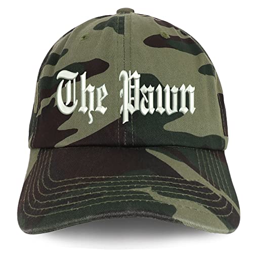 Trendy Apparel Shop The Pawn Old English Low Profile Soft Cotton Baseball Cap
