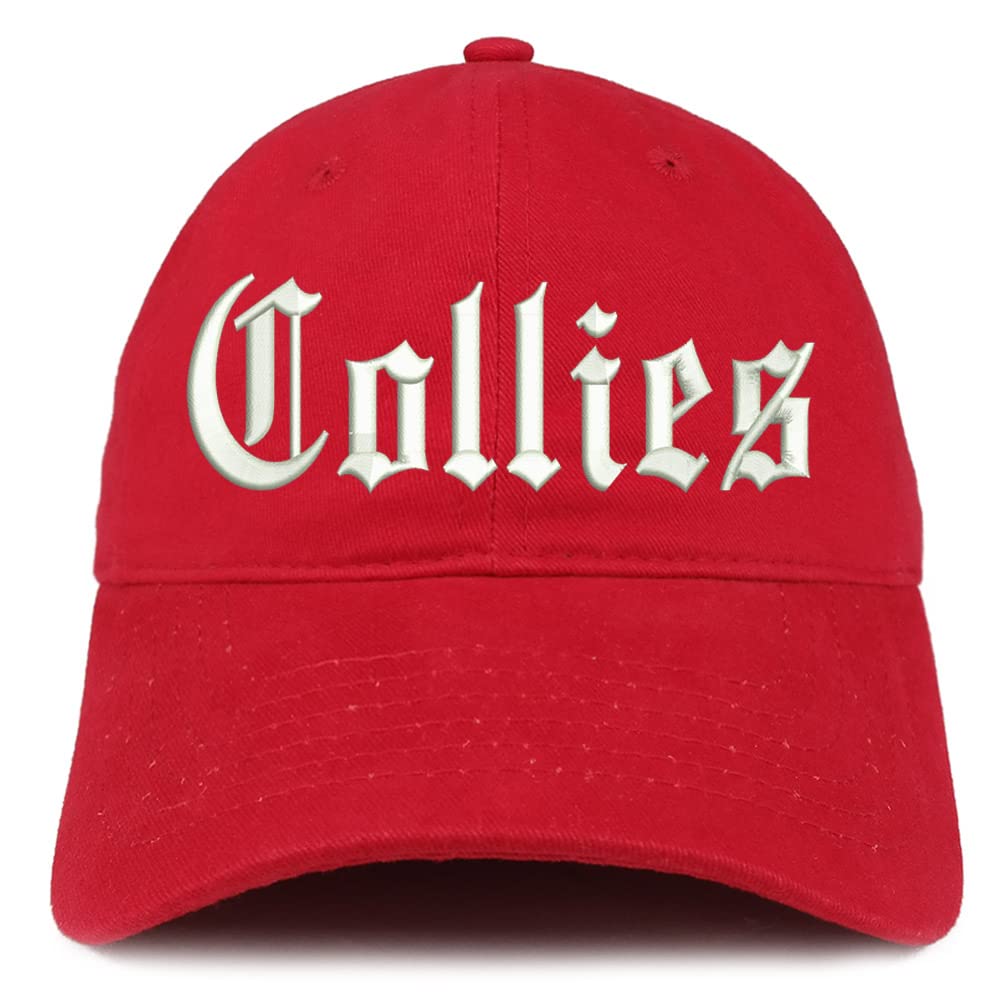 Trendy Apparel Shop Old English Collies Low Profile Soft Cotton Baseball Cap