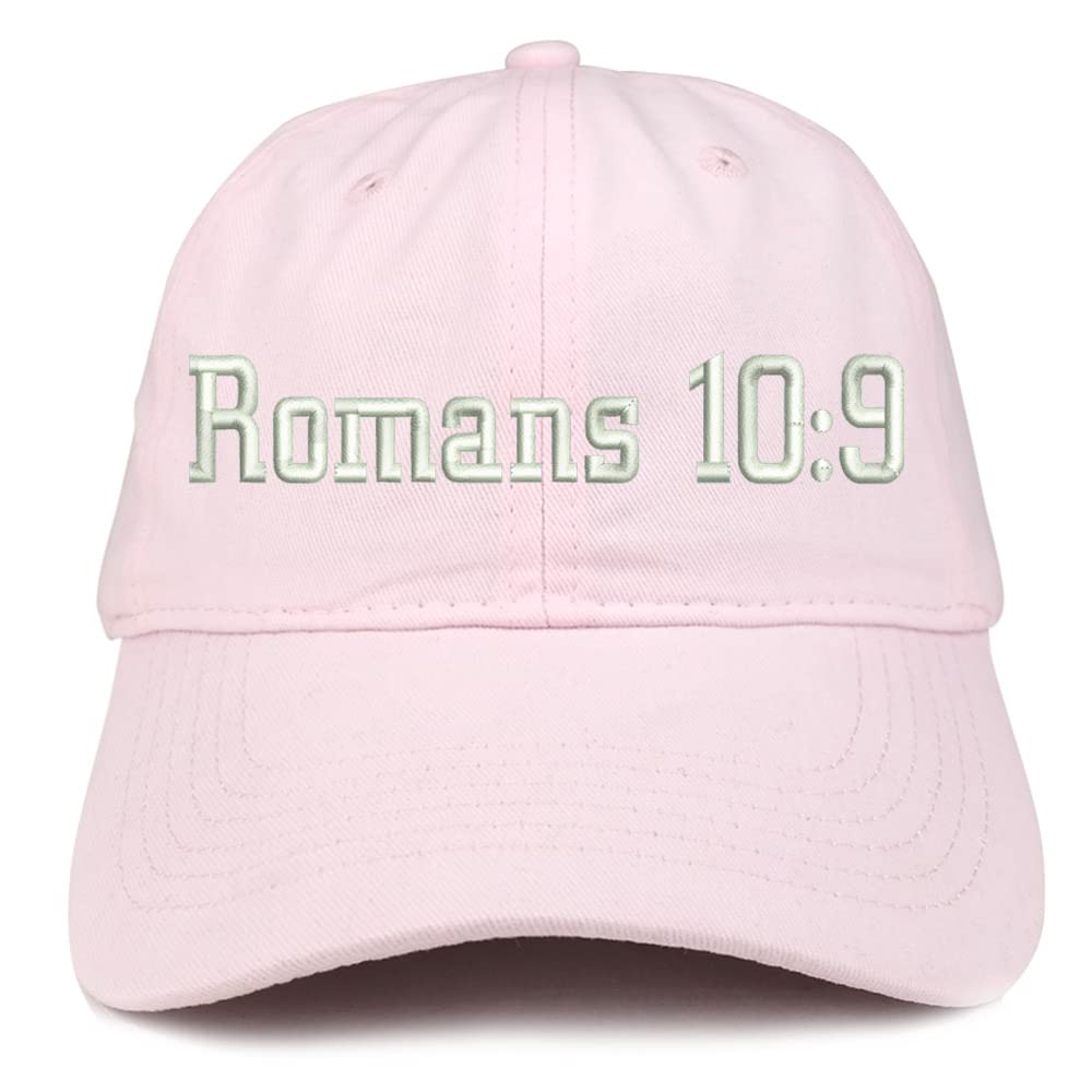 Trendy Apparel Shop Romans 10:9 Low Profile Soft Cotton Baseball Cap
