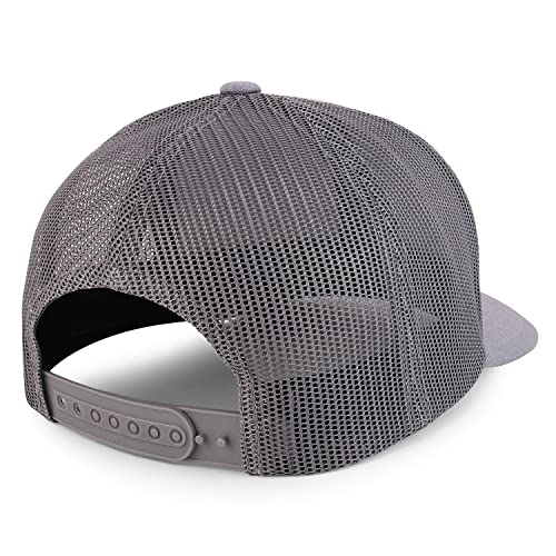 Trendy Apparel Shop 6 Panel Sonic Heather Trucker Baseball Cap