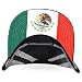 Trendy Apparel Shop 5 Panel Structured Trucker Cap with Mexico Flag Design Undervisor