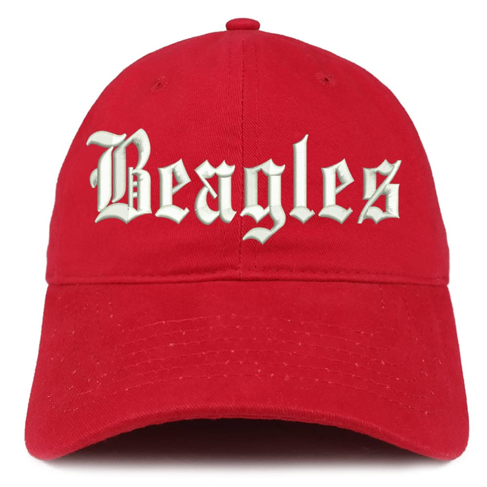 Trendy Apparel Shop Old English Beagles Low Profile Soft Cotton Baseball Cap