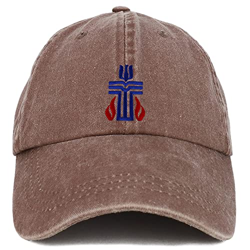 Trendy Apparel Shop Presbyterian Church Embroidered Pigment Dyed Washed Baseball Cap