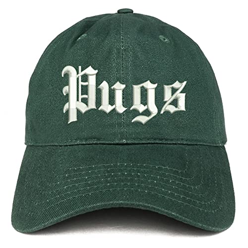Trendy Apparel Shop Old English Pugs Low Profile Soft Cotton Baseball Cap
