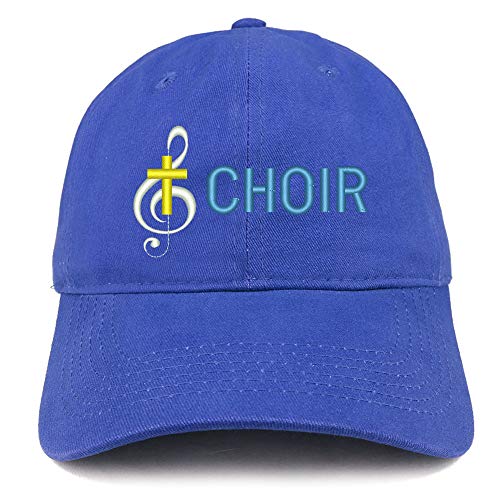 Trendy Apparel Shop Choir Embroidered Soft Crown 100% Brushed Cotton Cap