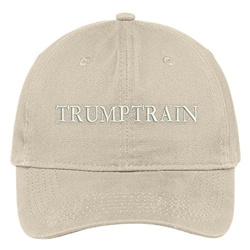 Trendy Apparel Shop Trumptrain Embroidered Soft Crown 100% Brushed Cotton Cap