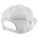 Trendy Apparel Shop Structured High Crown 5 Panel Round Flat Bill Trucker Cap