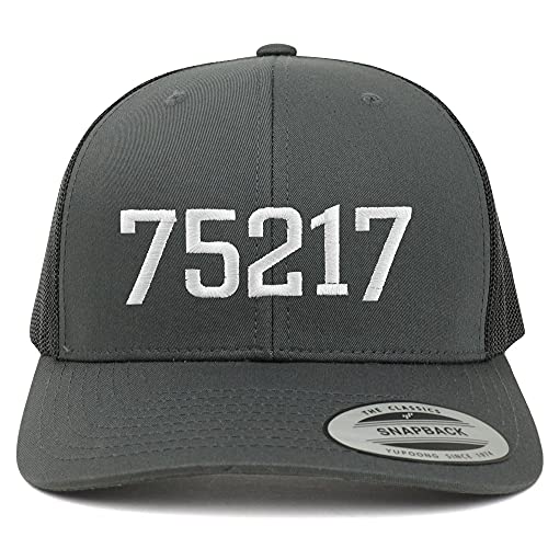 Trendy Apparel Shop 75217 Dallas TX Old English 6 Panel Trucker Mesh Cap