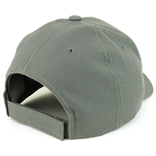 Trendy Apparel Shop Plain Structured Crown Adjustable Baseball Cap