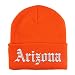 Trendy Apparel Shop Arizona State Old English Embroidered Long Cuff Beanie