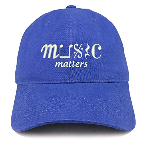 Trendy Apparel Shop Music Matter Embroidered Brushed Cotton Cap