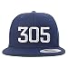 Trendy Apparel Shop Miami 305 Old English Embroidered Flatbill Snapback