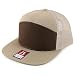 Trendy Apparel Shop Structured High Profile 7 Panel Flat Bill Mesh Back Snapback Cap