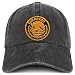 Trendy Apparel Shop Guerrero Mexico Gold Embroidered Patch Pigment Dyed Washed Baseball Cap