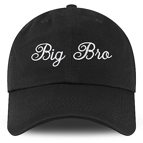 Trendy Apparel Shop Youth Size Big Bro Embroidered Unstructured Cotton Baseball Cap