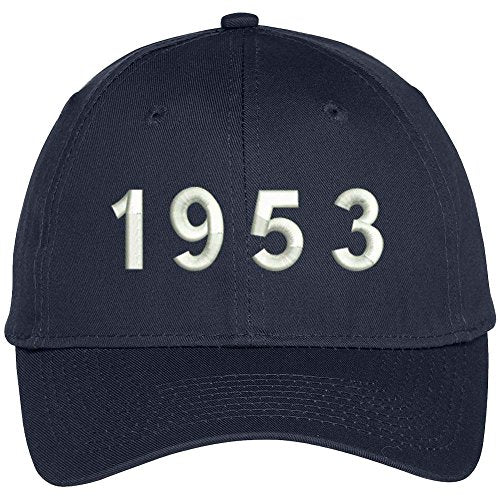 Trendy Apparel Shop 1953 Birth Year Embroidered Baseball Cap