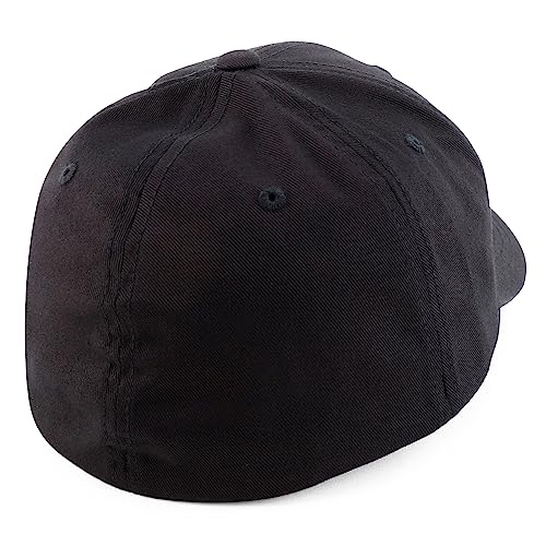 Trendy Apparel Shop Oversize XXL 6 Panel Structured Curved Bill Stretchy Fitted Ball Cap