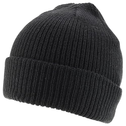 Trendy Apparel Shop Warm Winter Acrylic Ribbed Knit Cuff Beanie Hat