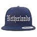 Trendy Apparel Shop Netherlands Old English Embroidered Flatbill Snapback