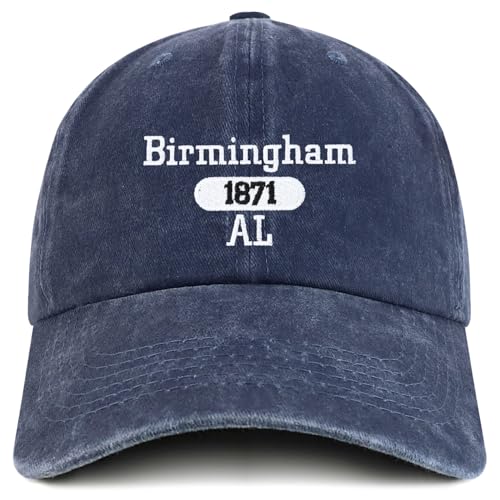 Trendy Apparel Shop Birmingham Est.1871 Embroidered Pigment Dyed Cotton Baseball Cap