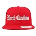 Trendy Apparel Shop North Carolina State Old English Embroidered Flatbill Cap