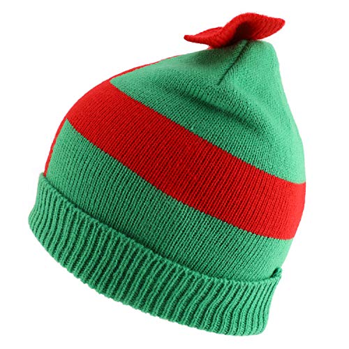 Trendy Apparel Shop Christmas Themed Funny Ugly Holiday Pom Knit Beanie Hats