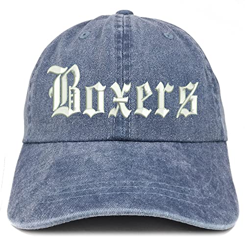 Trendy Apparel Shop Old English Boxers Washed Pigment Dyed Baseball Cap