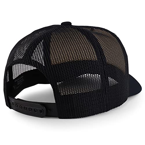 Trendy Apparel Shop Bahamas Flag Embroidered Patch 5 Panel Pro Style Mesh Back Cap