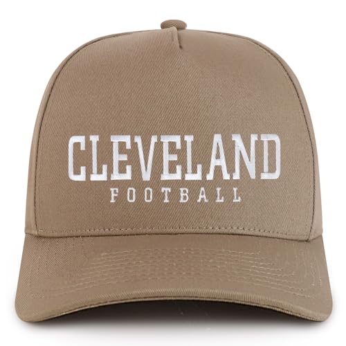 Trendy Apparel Shop Cleverland Embroidered 5 Panel Structured Baseball Cap
