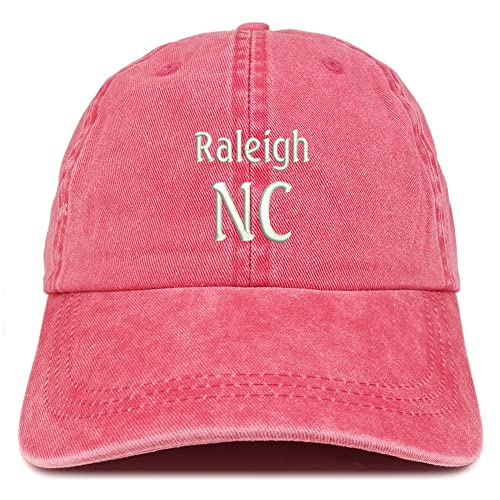 Trendy Apparel Shop Raleigh NC Embroidered Pigment Dyed Washed Baseball Cap