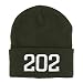 Trendy Apparel Shop South Carolina SC Old English Embroidered Long Cuff Beanie