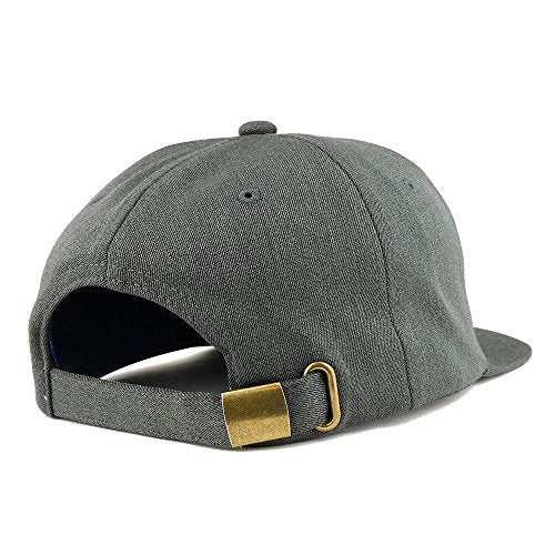 Trendy Apparel Shop Premium Soft Unstructured Flatbill Adjustable Snapback Cap