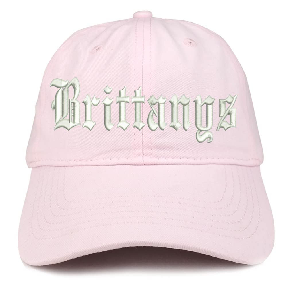 Trendy Apparel Shop Old English Brittanys Low Profile Soft Cotton Baseball Cap