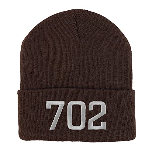 Trendy Apparel Shop Las Vegas 702 Old English Embroidered Long Cuff Beanie