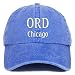 Trendy Apparel Shop ORD Chicago Embroidered Pigment Dyed Washed Baseball Cap
