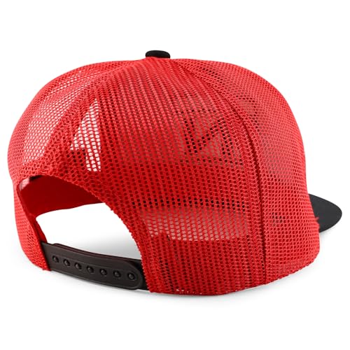 Trendy Apparel Shop Believe in Yourself 3D Embroidered Flat Bill Snapback Trucker Cap