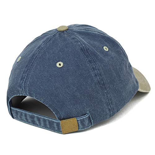 Trendy Apparel Shop Lemon Patch Pigment Dyed Washed Two Tone Baseball Cap